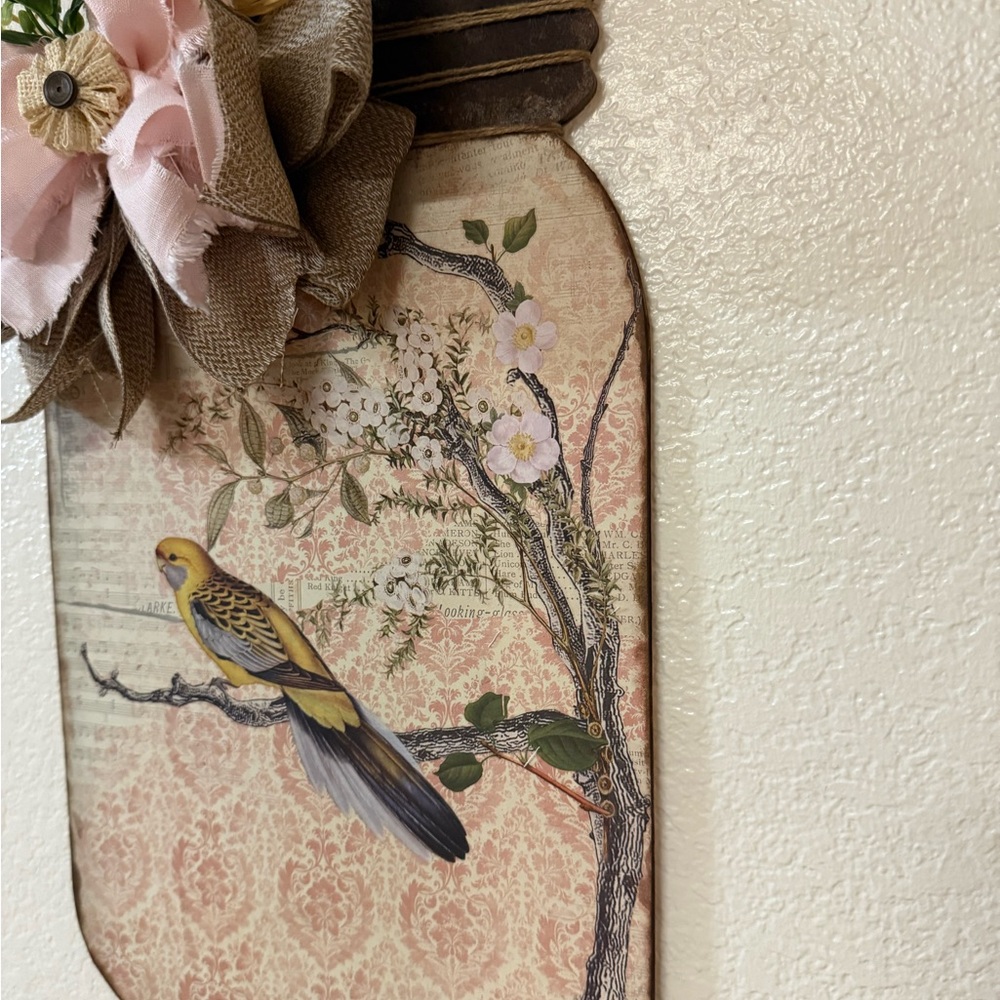 Handmade spring decor/ Plaque - Decorative Home Wall Decor